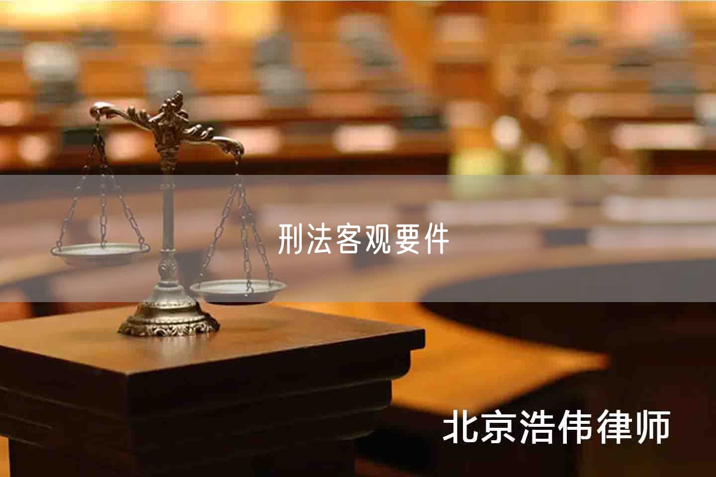 刑法客观要件